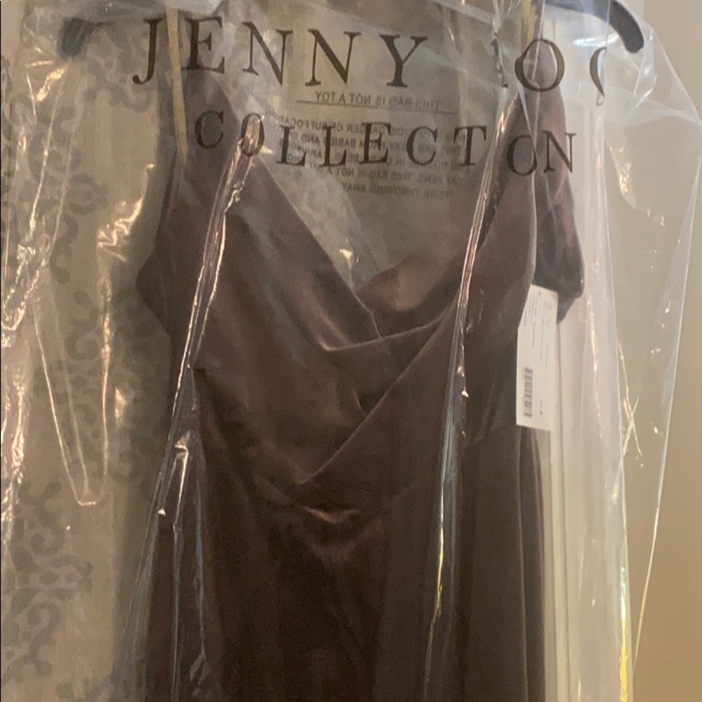 Vintage plum stretch velvet Sullivan dress